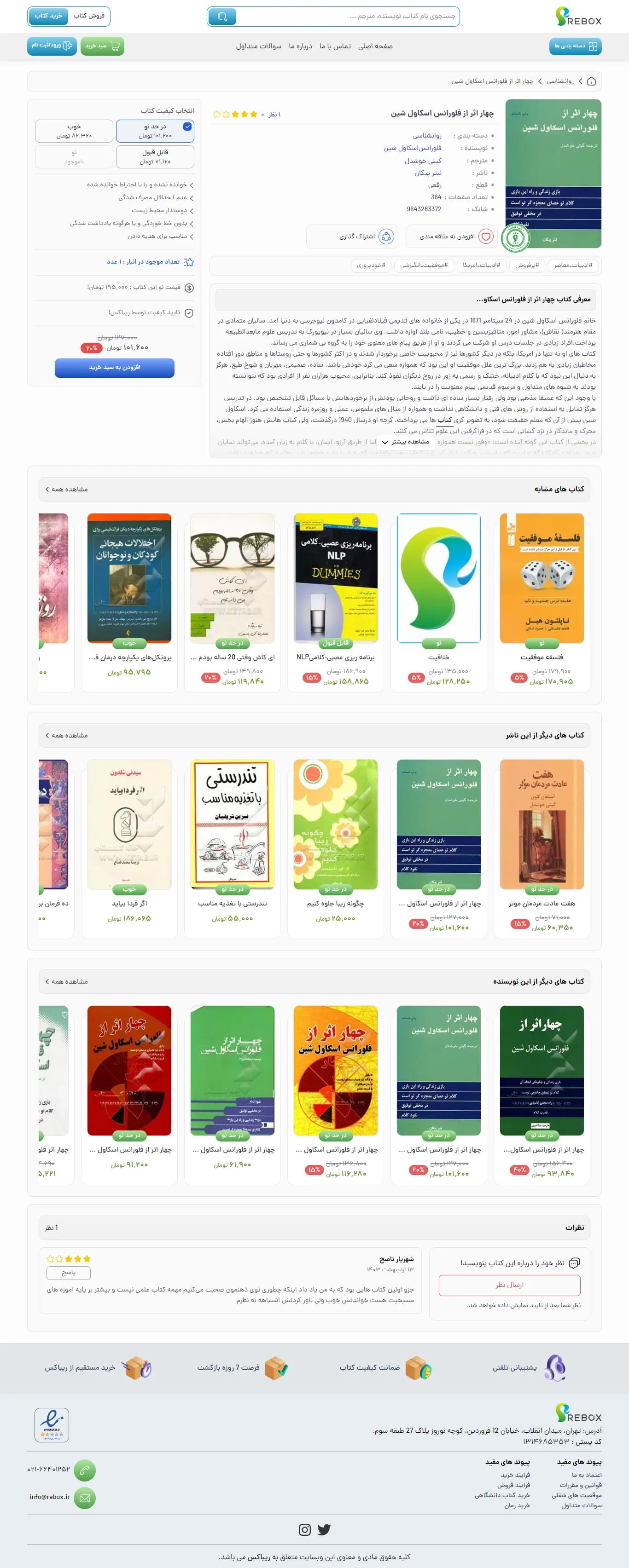 سئو تکنیکال و افزایش perfomance صفحه محصول در سایت ریباکس